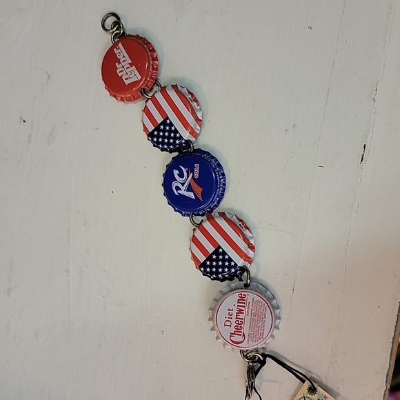 Vintage Cheerwine RC Cola Cap Bracelet - Picture 2 of 2